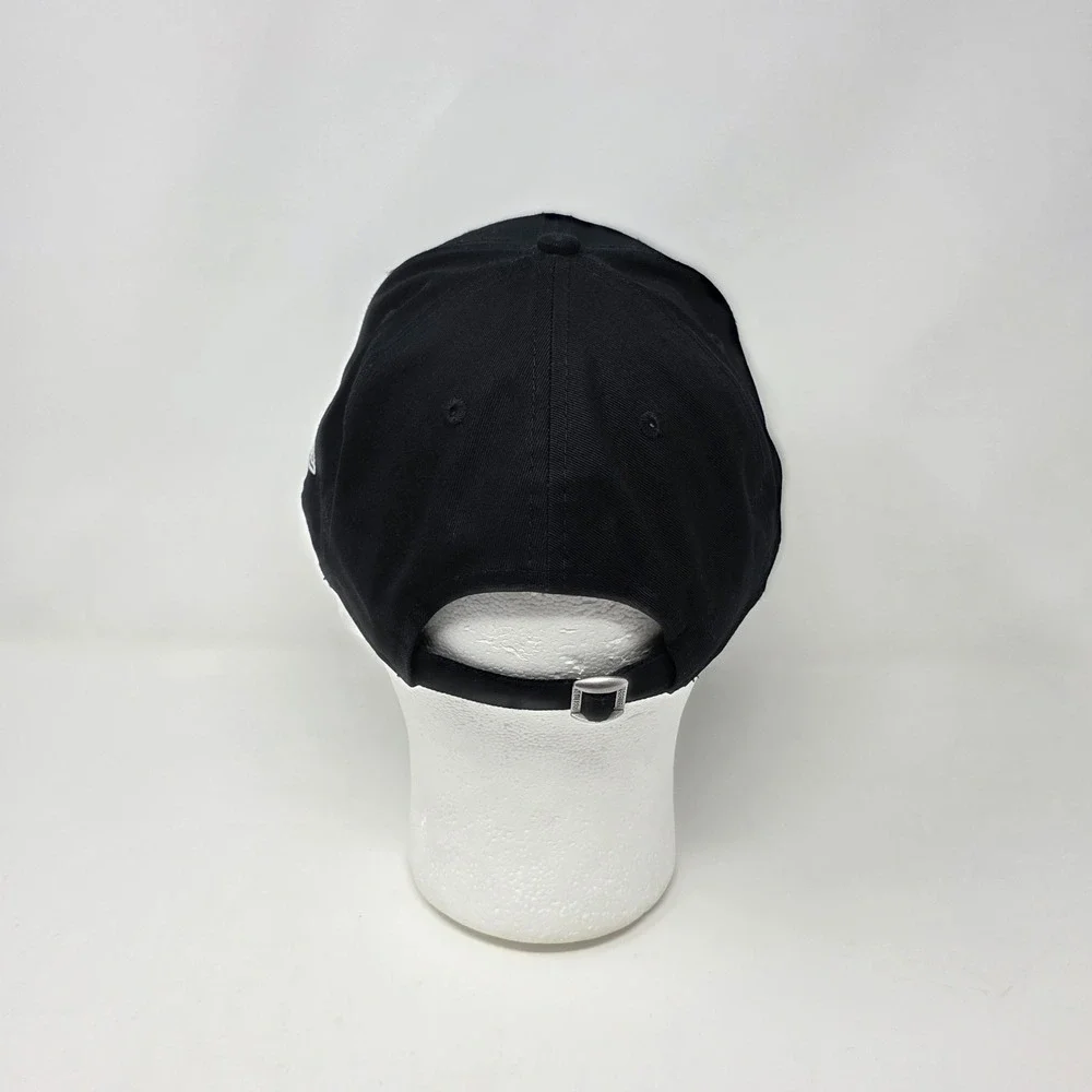New Era Chicago Bulls Nba 9Forty Snapback Hat Cap Black/White‎ Embroidered Logo